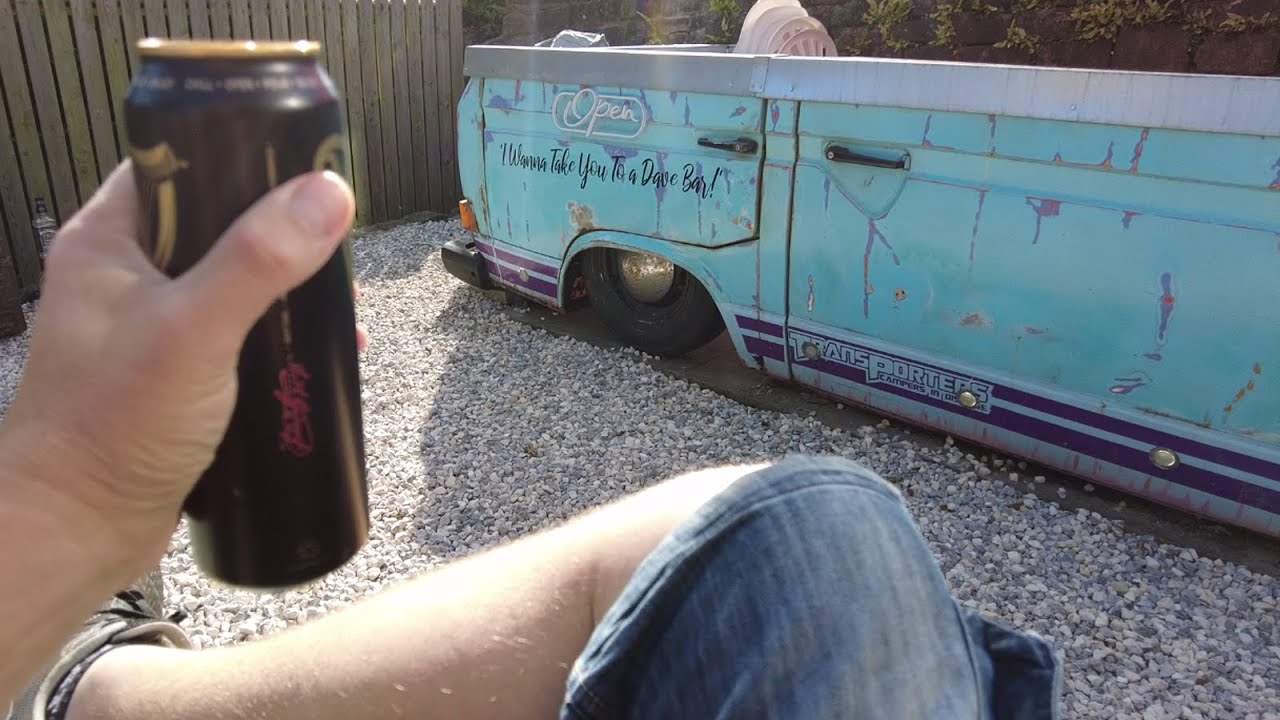 VW T25 Vanagon DIY Pub Home Bar & Garden - I Wanna Take You To A DAVE Bar!