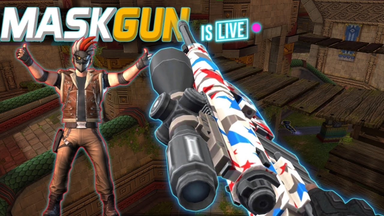 GAMEPLAY MASKGUN FPS SHOOTER DEATHMATCH PART 7 👺 || MASKGUN MULTIPLAYER 2024