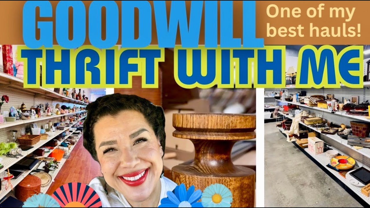 Original Art and Mid Century Decor | THRIFT WITH ME | 5 Goodwill and local thrift stores