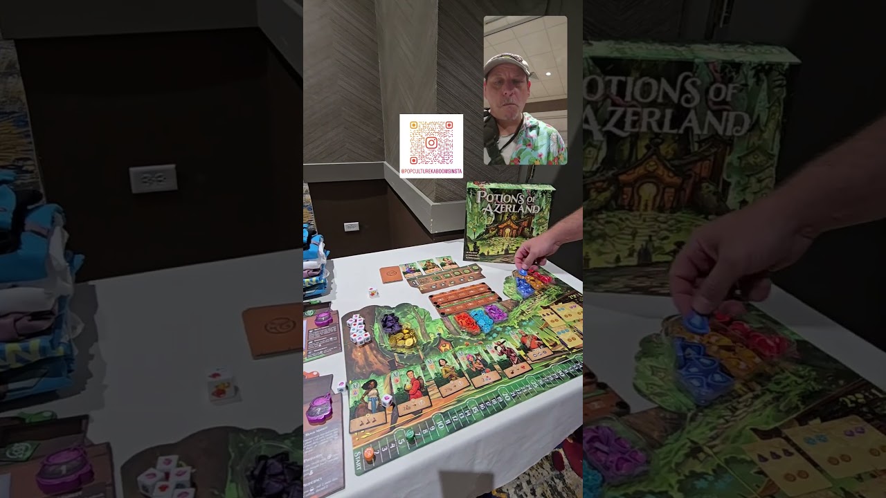 Potions of Azerland at RAGECON! #conlife #popculturekaboom #warpedrealitygames #games #newgame