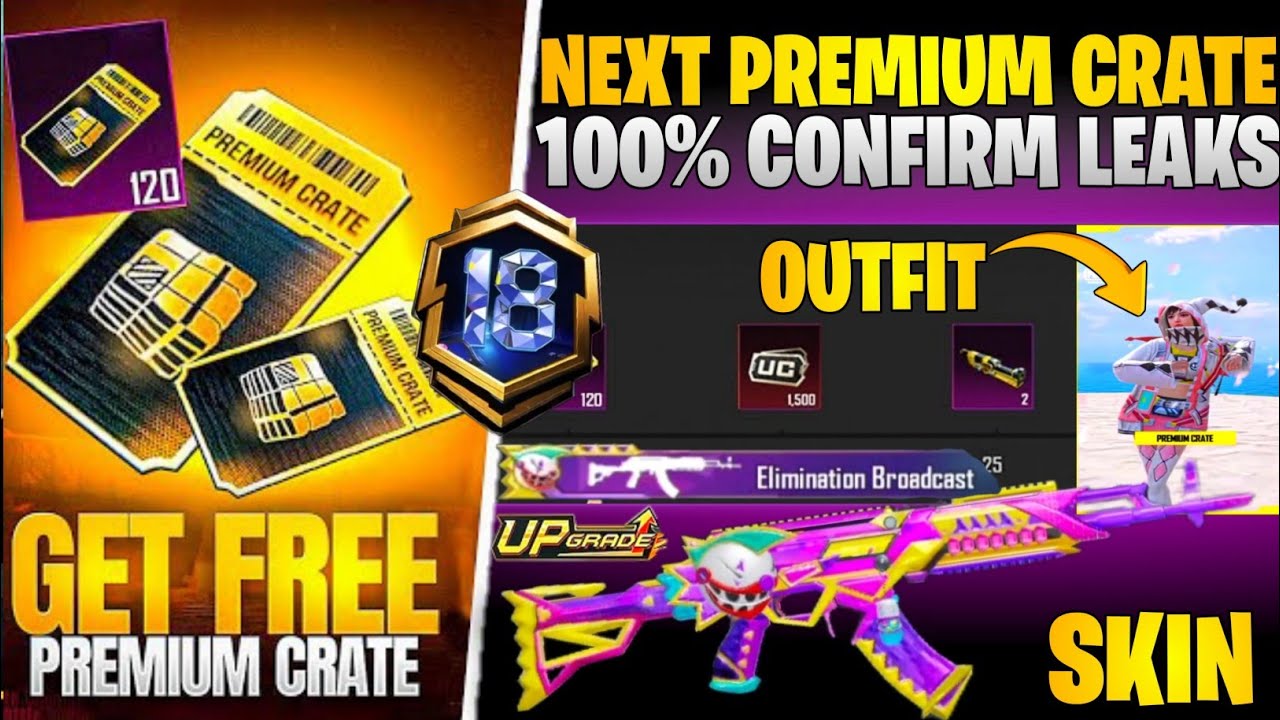 🔴😱 Next Premium Crate 100% Confirmed l 😱New Mythic Outfit l 4.3 Premium Crate Leaks l New Upgradeble