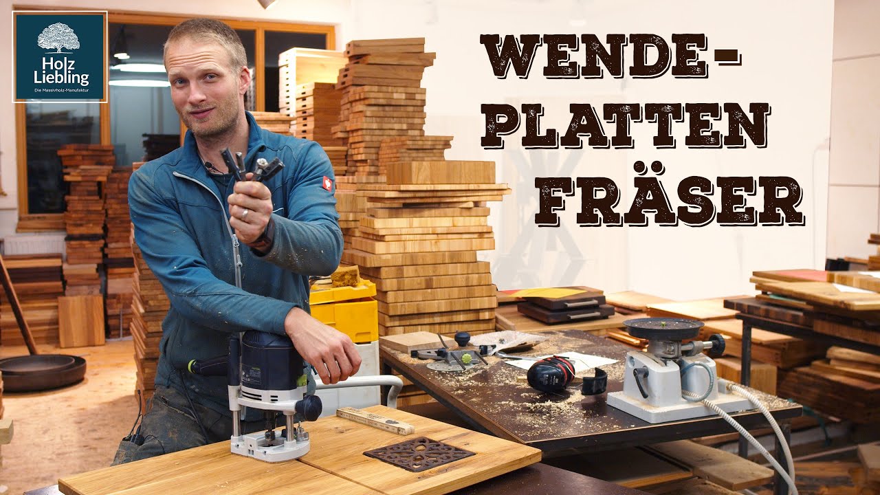 Vorteile von Wendeplattenfr&auml;sern - Anwendung Nutfr&auml;ser mit Bohrschneide | Holz-Liebling DIY