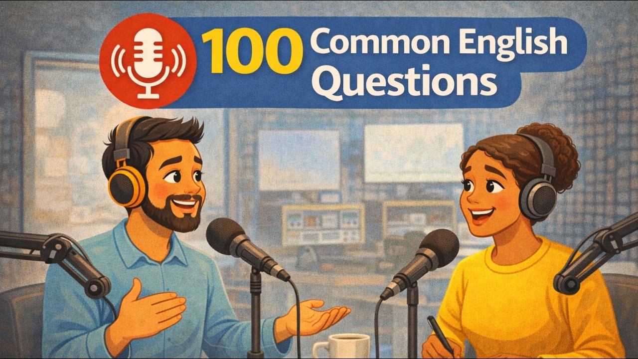 100 Common English Questions and Answers | English Conversation Practice for Beginners