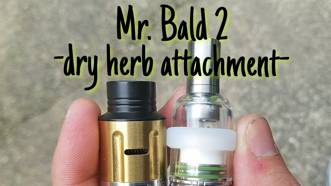 Mr. Bald 2 - dry herb attachment