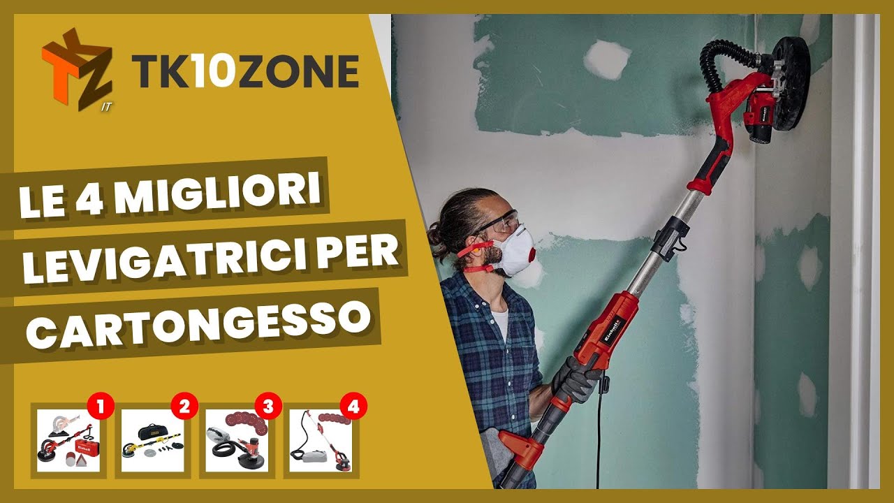 Le 4 migliori levigatrici per cartongesso