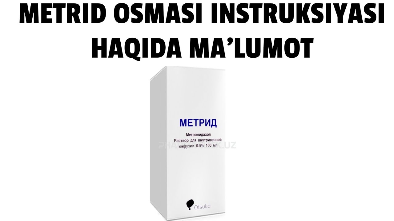 METRID OSMASI INSTRUKSIYASI HAQIDA MA'LUMOT