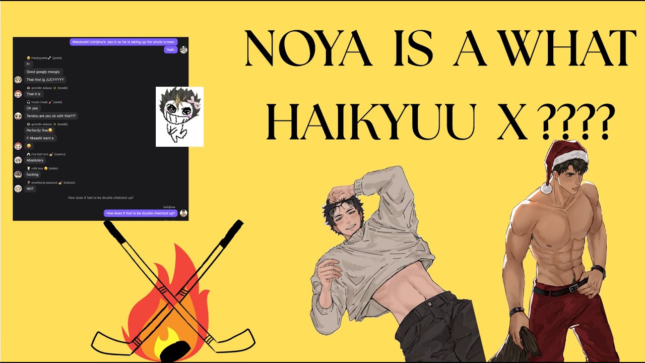 Noya Is A What??? Haikyuu x ??? (Crack Post)