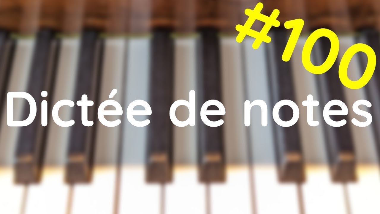 Studio Musical VP - Dictée de notes #100