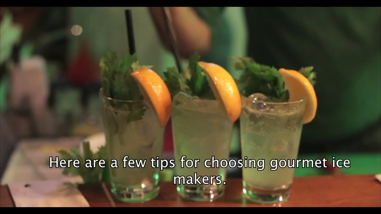 A Simple Guide for Everything You Should Know About Gourmet Ice Machines