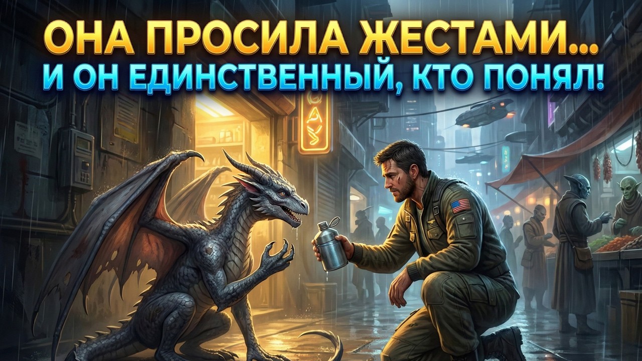 Глухая драконица просила милостыню жестами — ветеран понял её язык | HFY