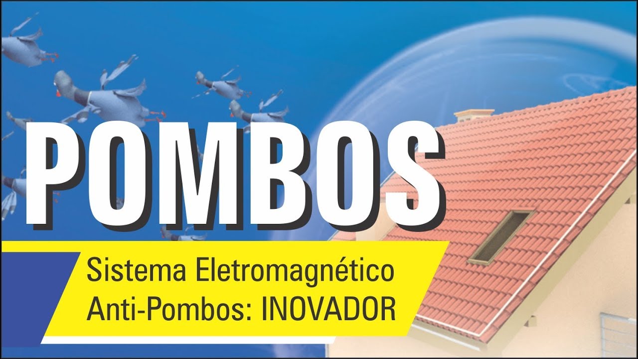 Sistema Eletromagnético Anti Pombos TECPRAG - Solução definitiva contra pombos