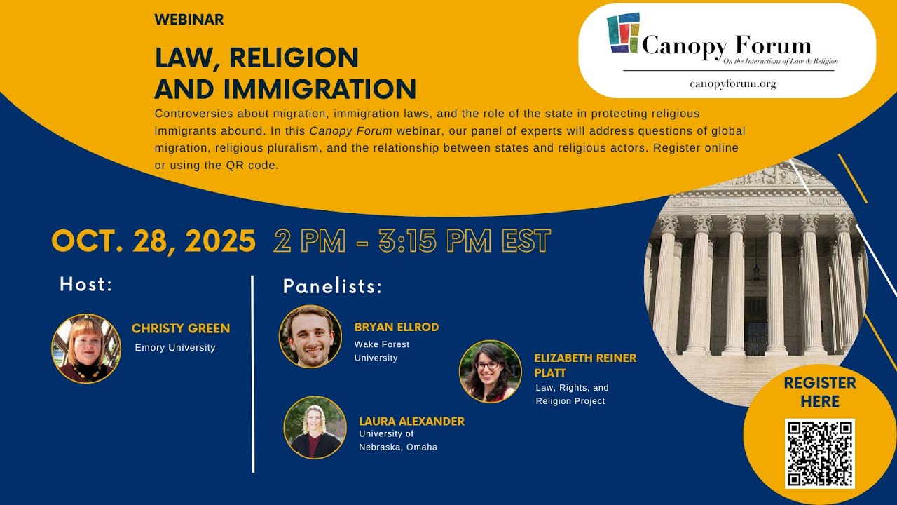 Law, Religion, and Immigration Webinar