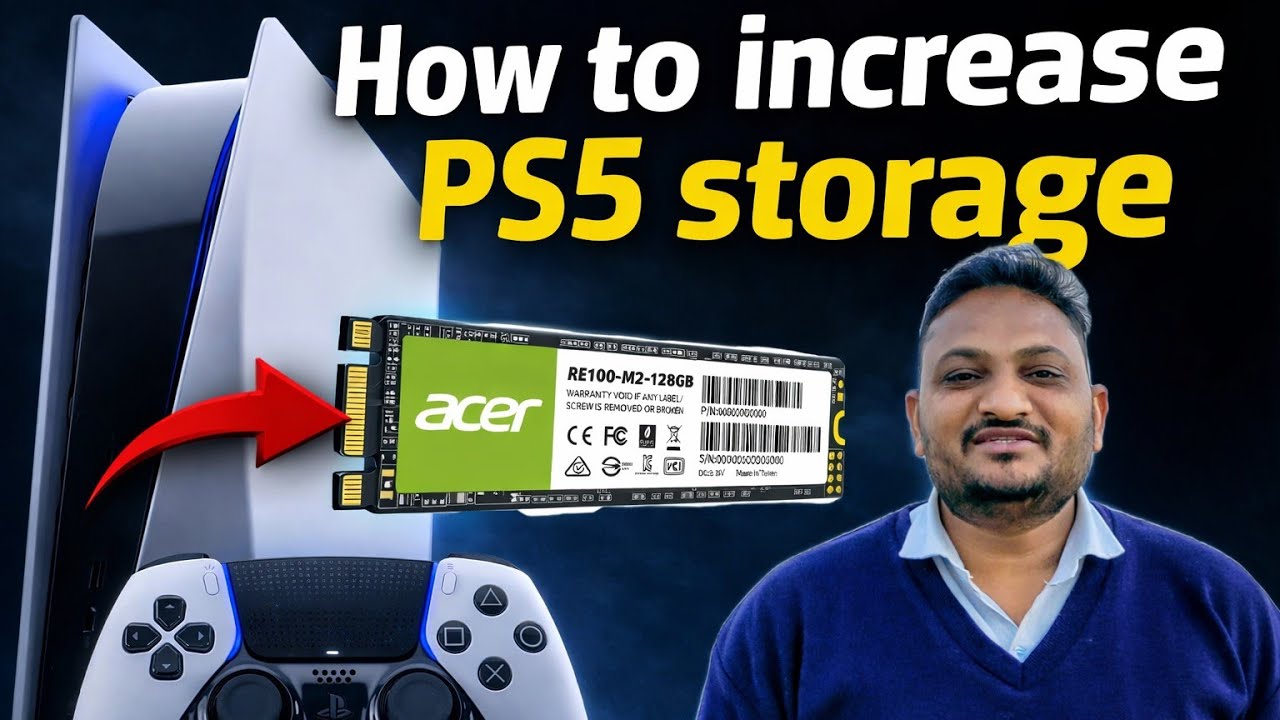 How to Increase PS5 Storage | Easy SSD Installation Guide 🚀