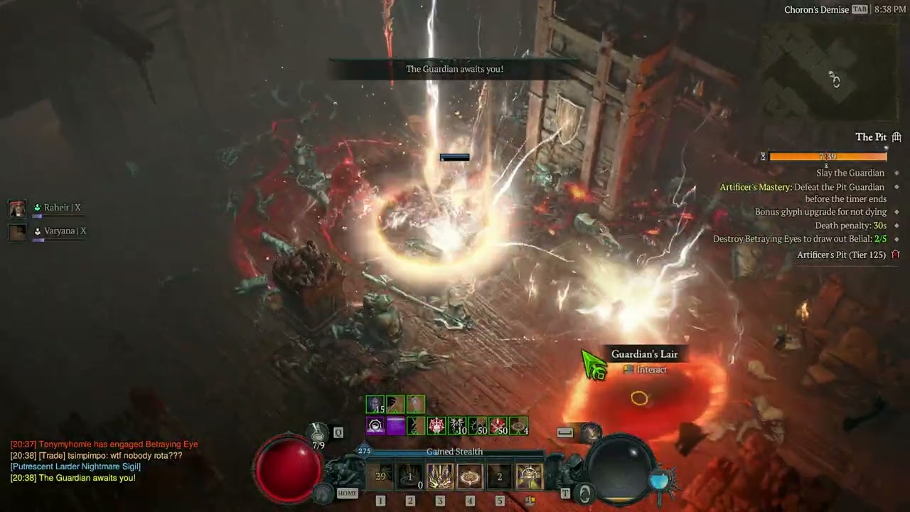 Diablo IV Judgement paladin pit125