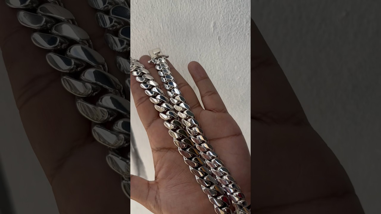 Rhodium dipped Silver VS High polish Silver 🔥 Whats bettet?COMMENT BELOW 👇 #gusvillajewelry