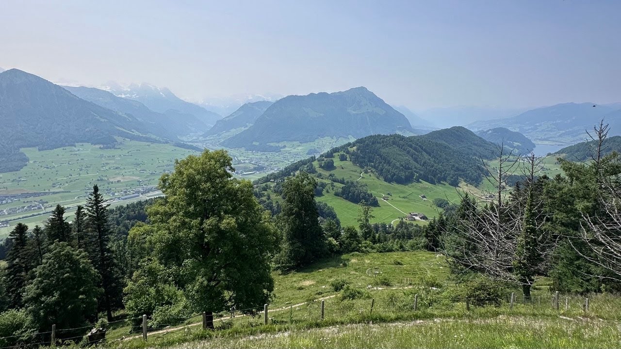 POV Hike on Bürgenstock Trail 🇨🇭 | Forest, Cliffs, and Alpine Views in 4K