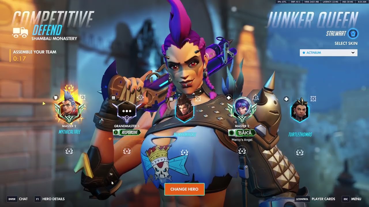 21k DMG! 35 ELIMS! RANK 1 JUNKER QUEEN - Mightyy - Overwatch Season 1