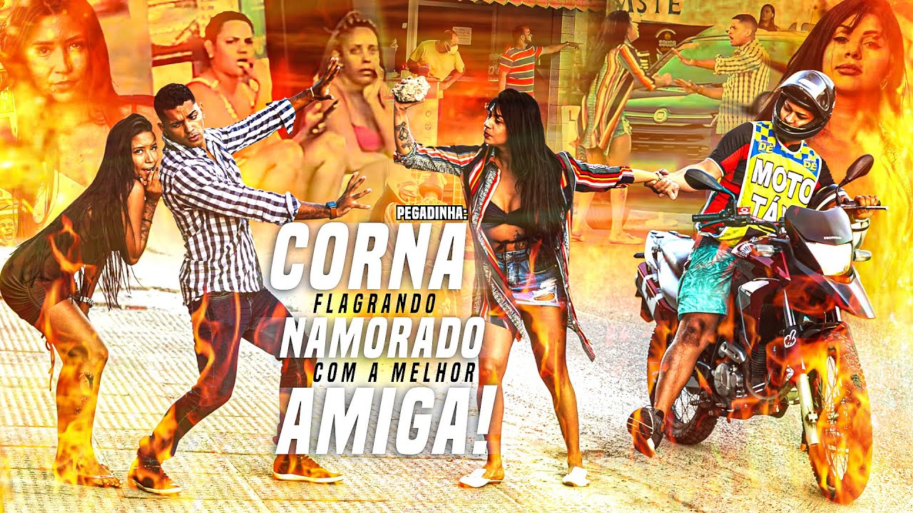 MULHER FLAGRANDO NAMORADO COM MELHOR AMIGA - Pegadinha | Rafael Chocolate