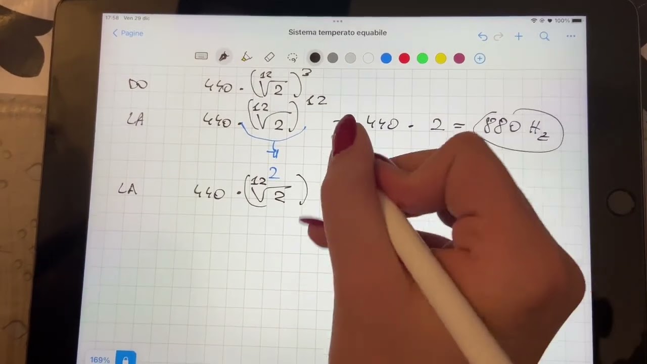 Le frequenze del sistema temperato equabile - Clarissa Gargiulo