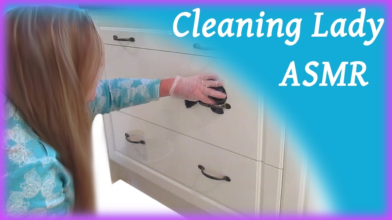 Cleaning Lady ASMR Kitchen Cabinets