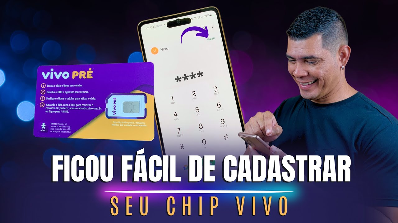 A FORMA MAIS FÁCIL E RÁPIDA DE CADASTRAR SEU CHIP VIVO/ VEJA COMO CADASTRAR CHIP VIVO ATUALIZADO!