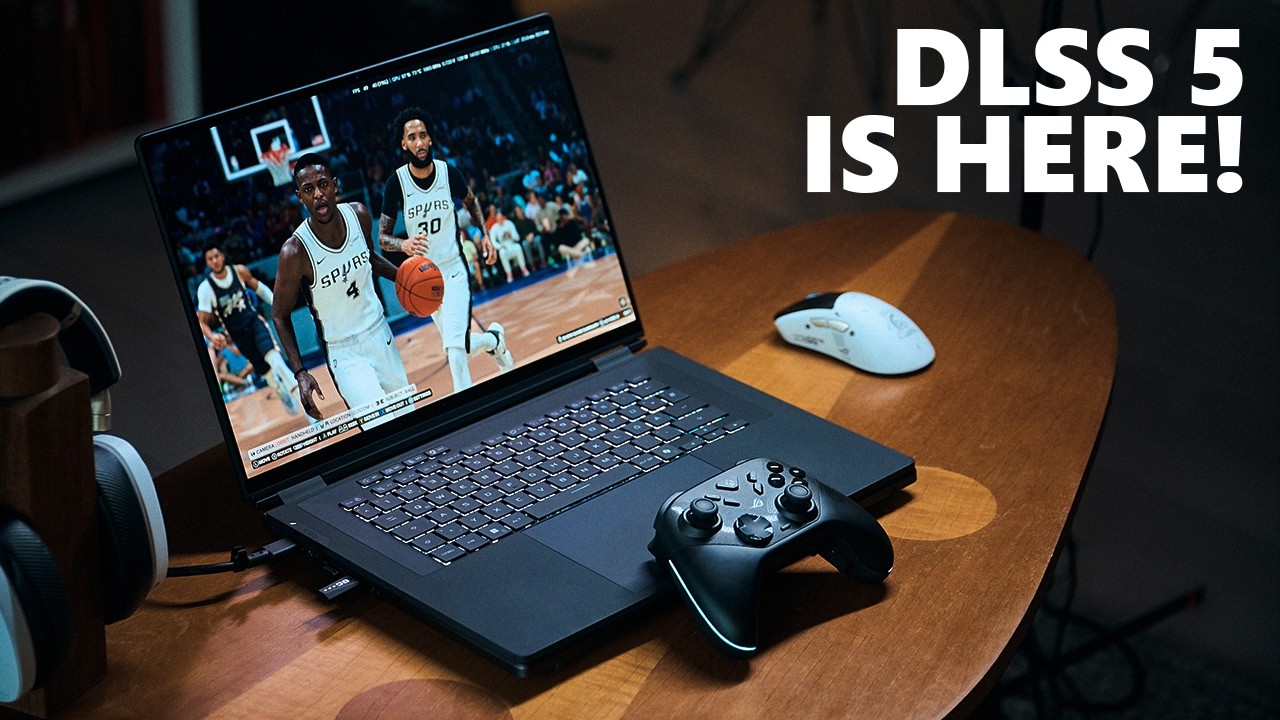 DLSS 5 First Impressions: NBA 2K27 on an RTX 5090 laptop!
