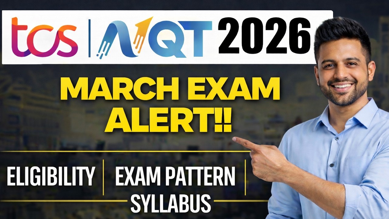 TCS NQT 2026 🔥| Registration Date , Syllabus & Exam Pattern | Preparation Strategy | TCS Hiring 2026