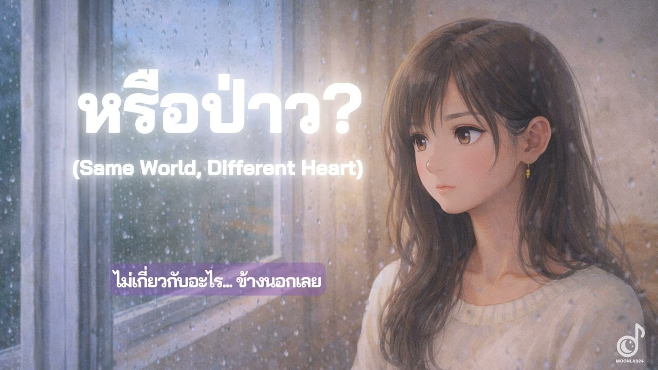หรือป่าว? (Same World, Different Heart) | Official Lyrics Video | moonlab24