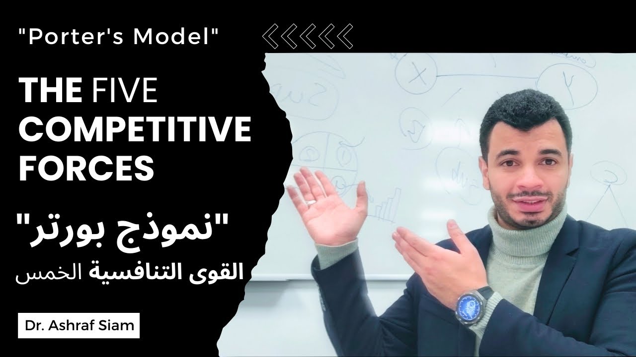 نموذج بورتر عن القوى الخمس المؤثرة على التنافسية بالأسواق .. Porter's Model  Porter's 5 Forces 