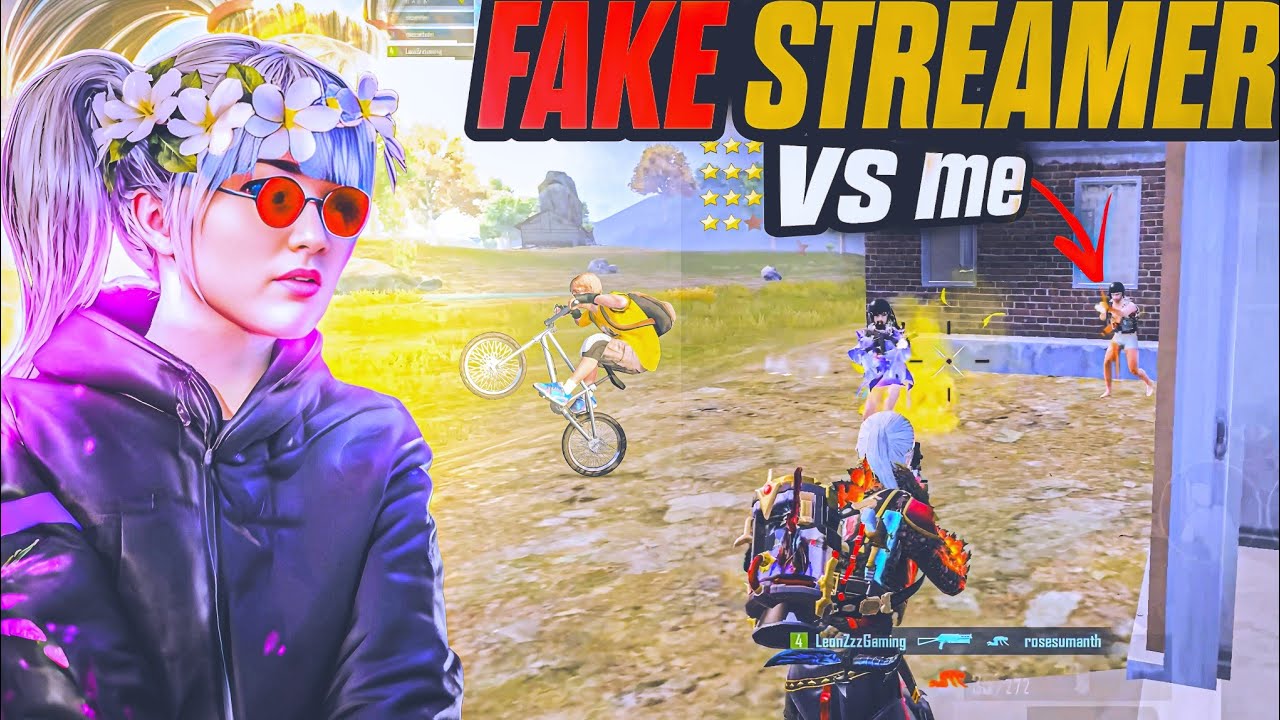 Fake Streamer Scam With Me 🤬 | Best Gameplay | Conqueror Lobby | LeonZzz gaming &copy; |