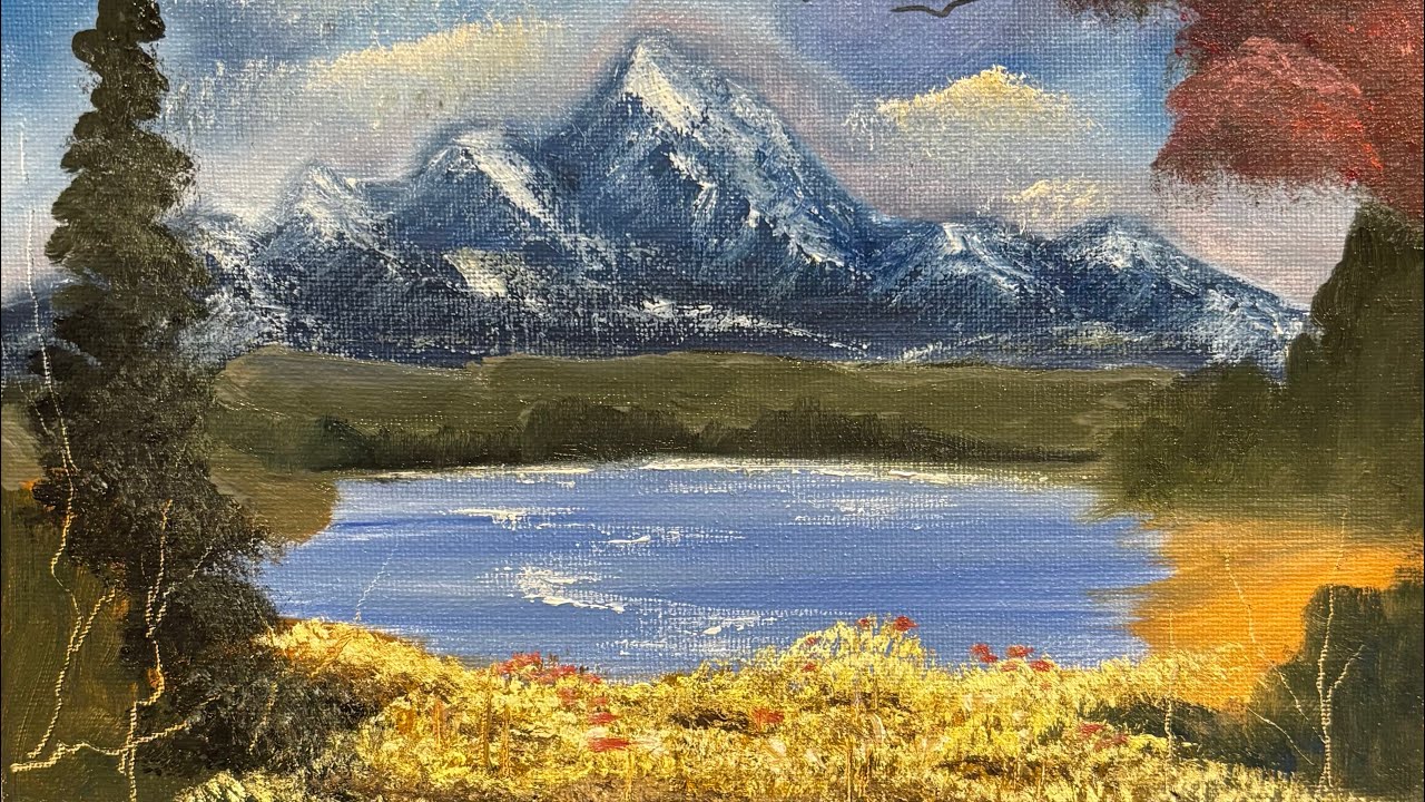 Krejci Artist is live! Master landscape #krejci #liveart #landscape #oilpainting