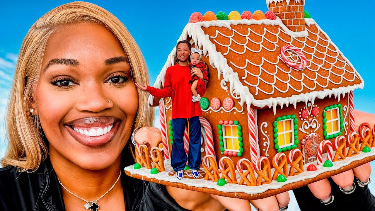 DECORATING GINGERBREAD HOUSES WITH KENSLY!