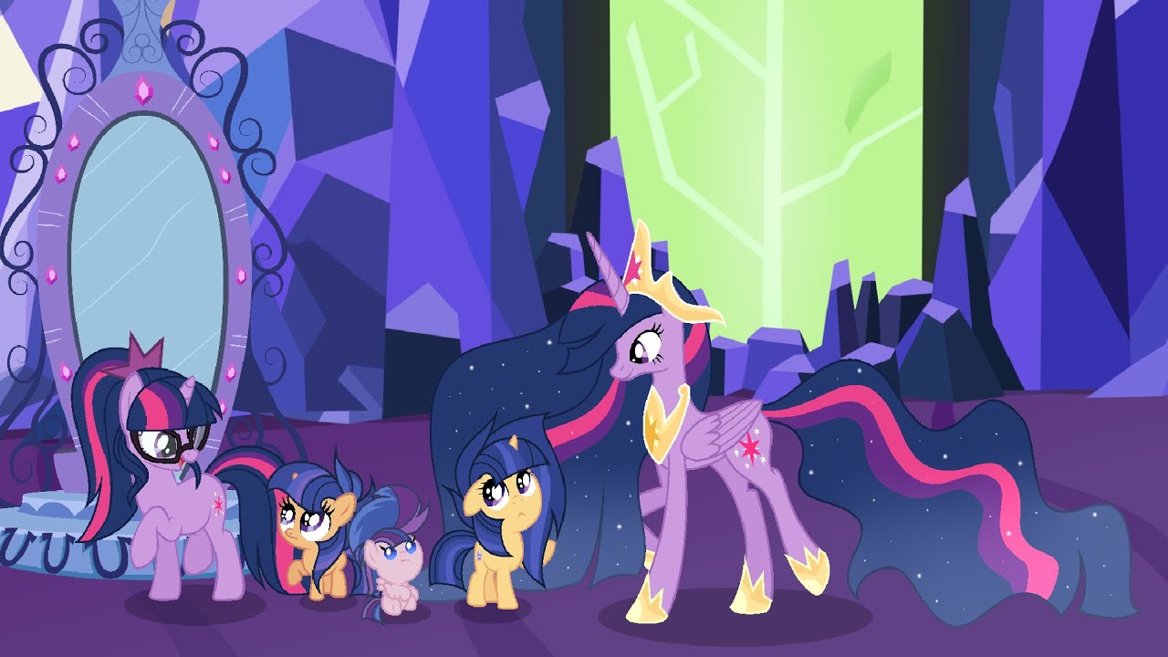 MLP [Next Gen ] Twilight Sparkle and Sci Twi  ( SpeedPaint )