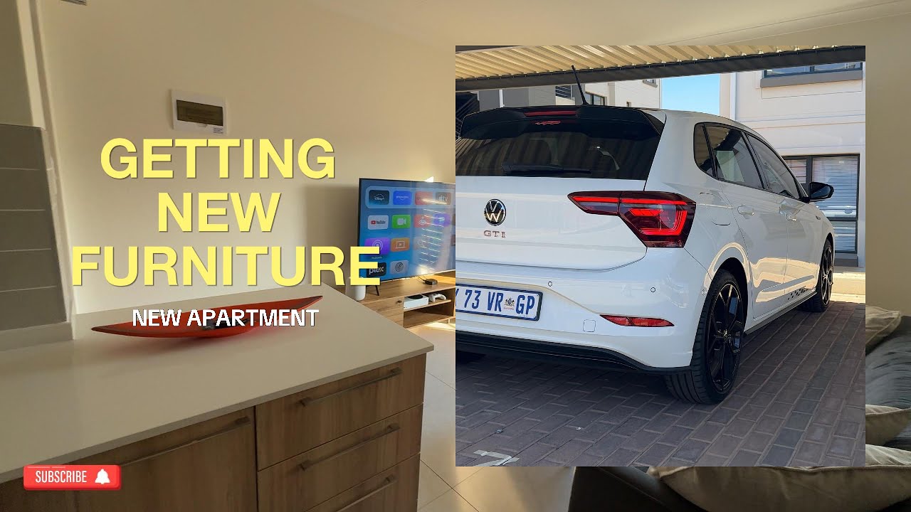 Getting furniture for new apartment | Living with a polo GTI | Vlog