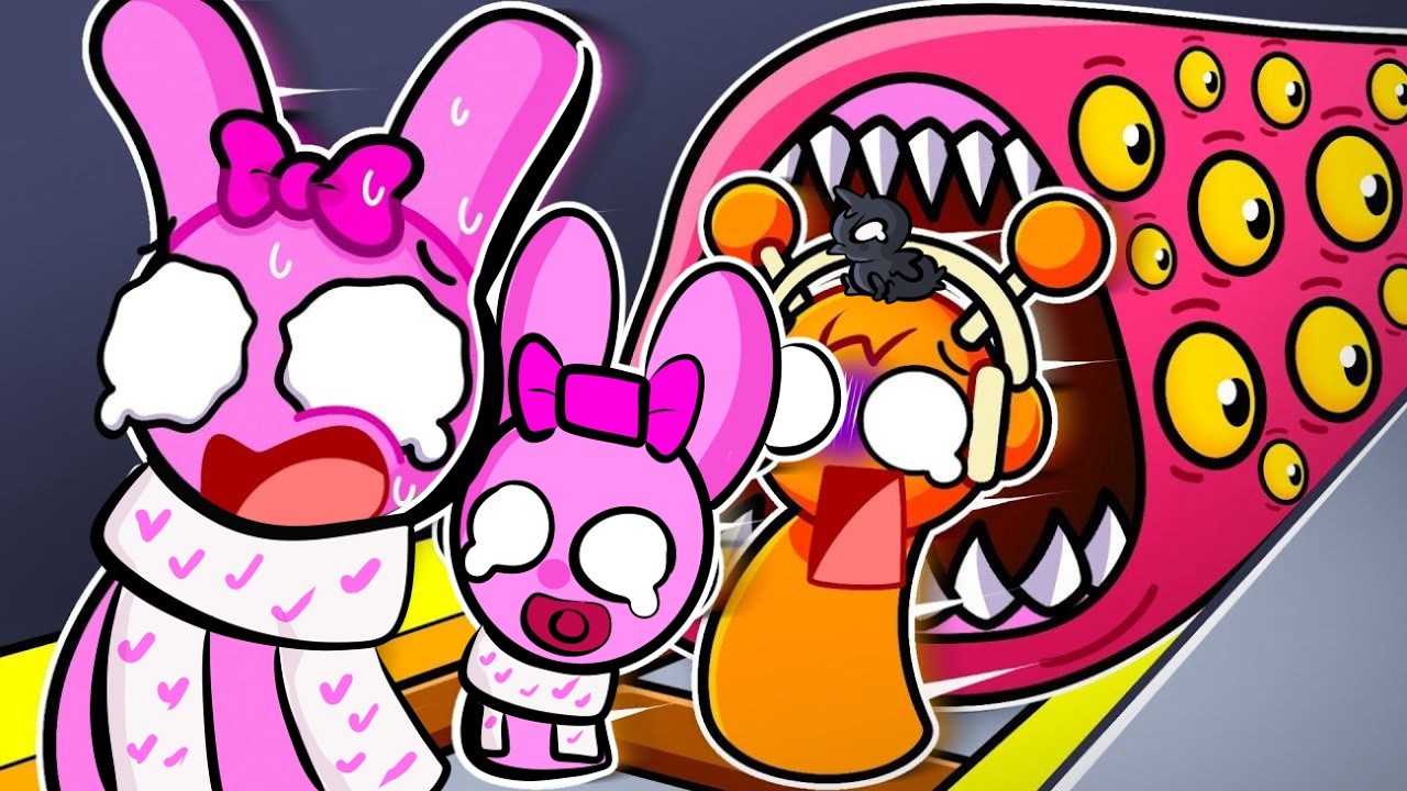 ¡No Elijas el Tren Monstruo EQUIVOCADO CON BEBE PINKI!