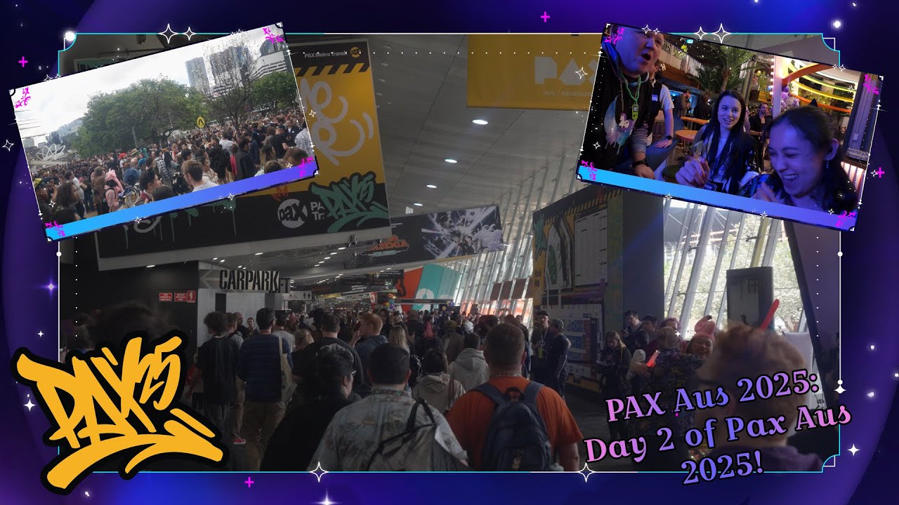 PAX AUS 2025: CON DAY 2! Cosplay Music Video Filming and Getting Evacuated?!+ Twitch After Party!!