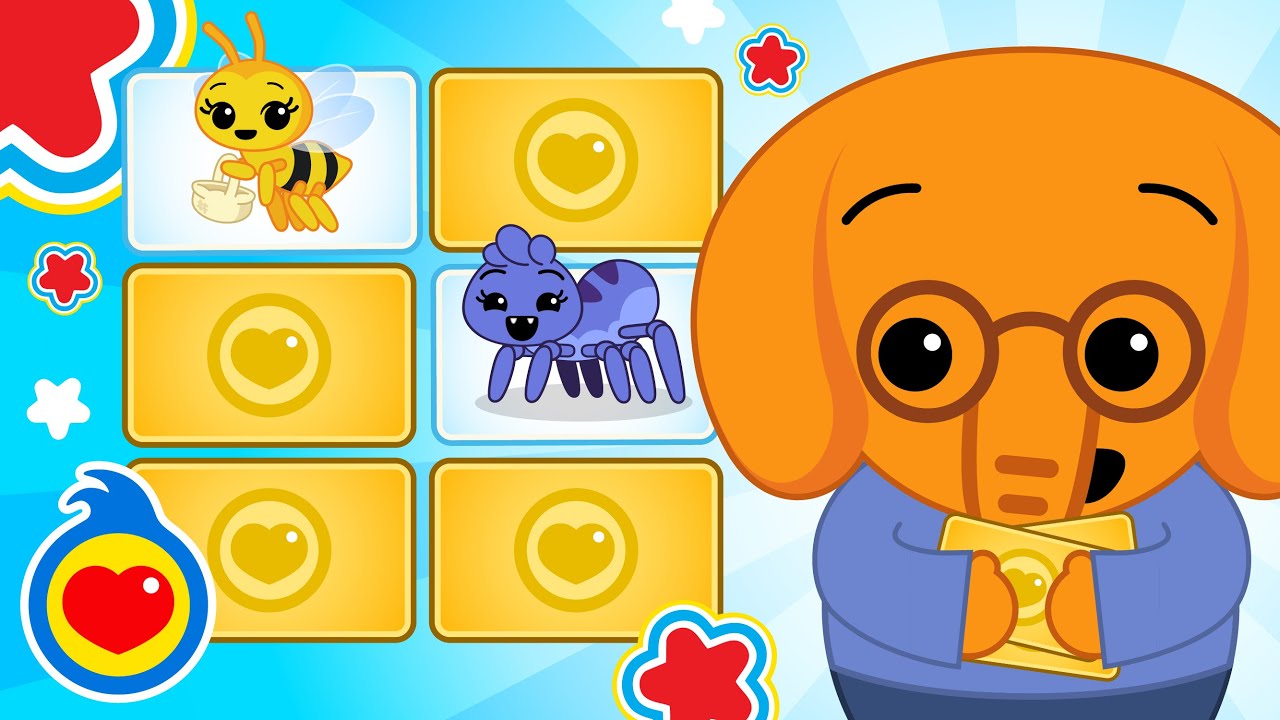 Jugamos con Nesho al MEMOTEST ♫ Vídeos Educativos Infantiles ♫ Plim Plim