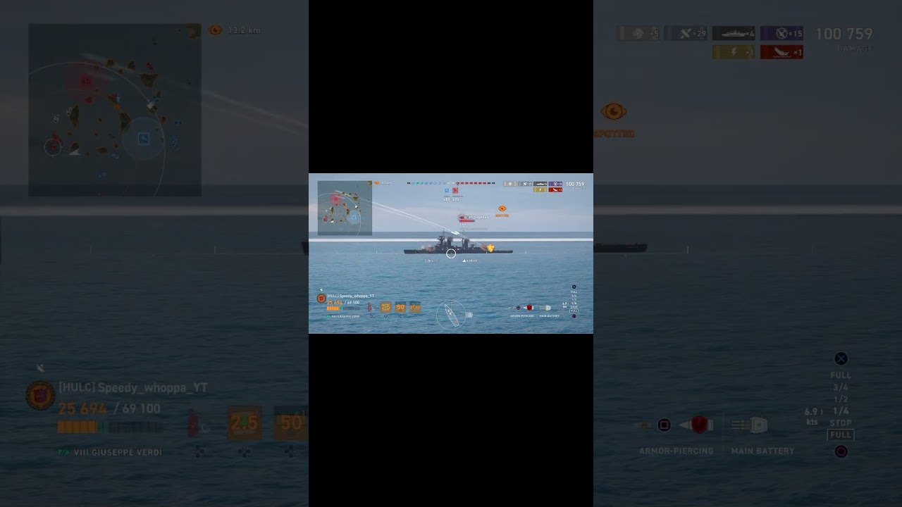 Giuseppe Verdi devstrike Pozharsky World of Warships Legends #wowslegends #bestreplays