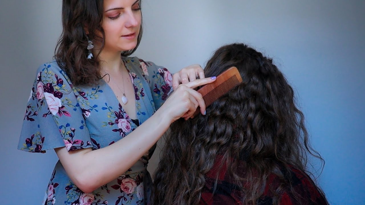 ASMR Real Person Pampering Session | Scalp Check, Hair Play, Shoulder Massage, Back Tracing✨