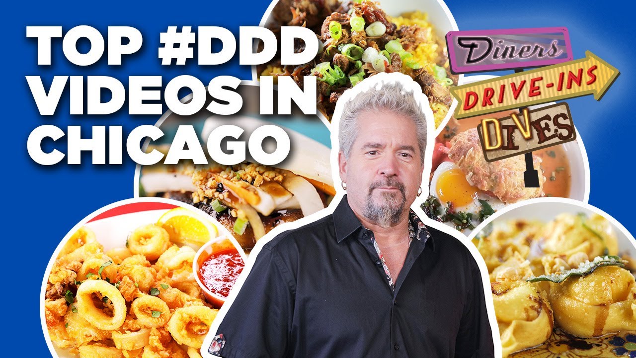 Top #DDD Videos in Chicago with Guy Fieri (Extended) | Diners, Drive-Ins, and Dives | Food Network