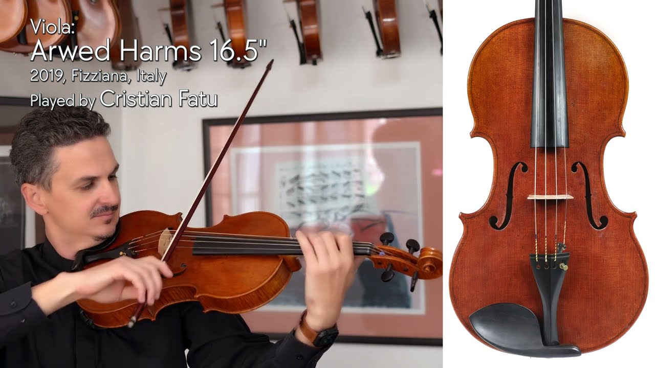 Arwed Harms 16.5" viola, 2019, Fizziana, ITALY / Cristian Fatu / at the Metzler Violin Shop