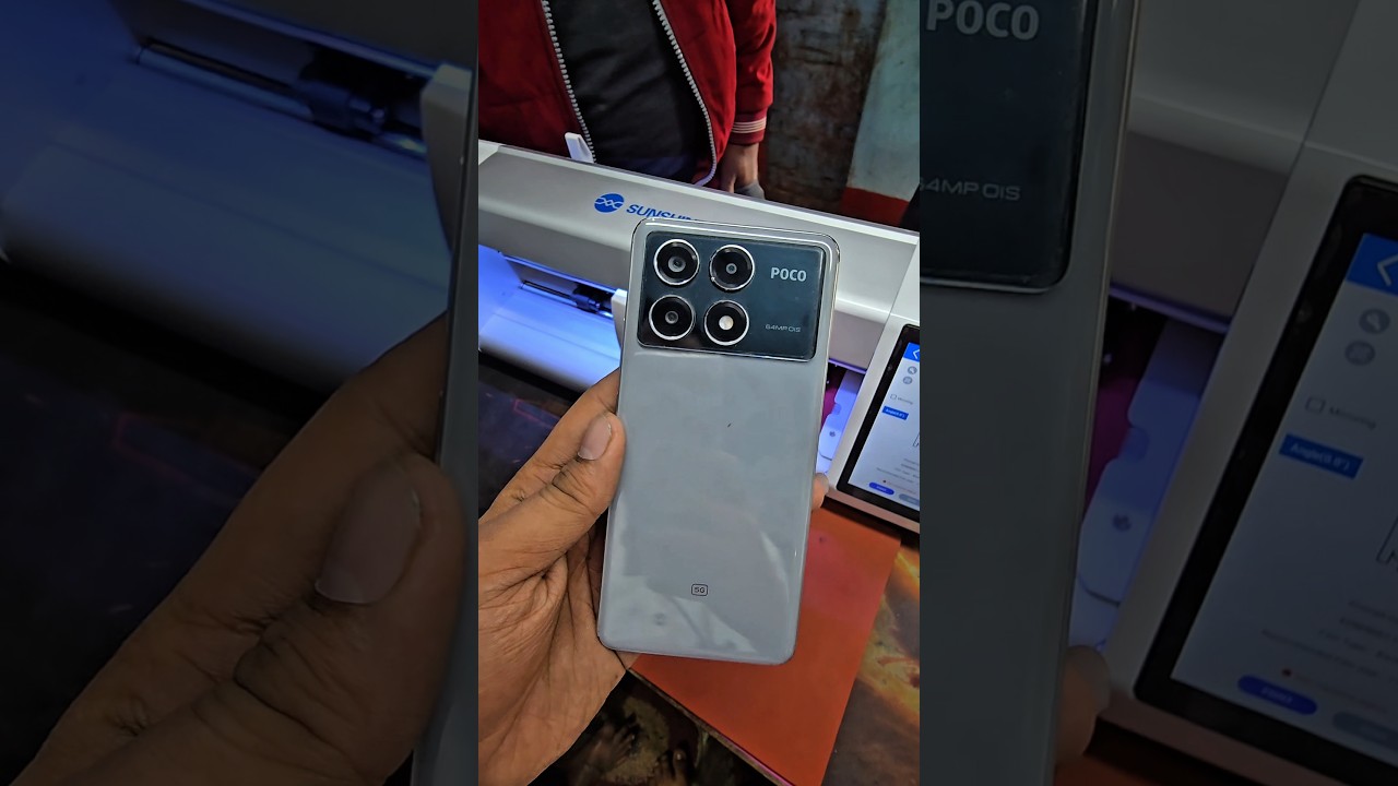 POCO X6 Pro New Back Sticker Lamination #viral #trending
