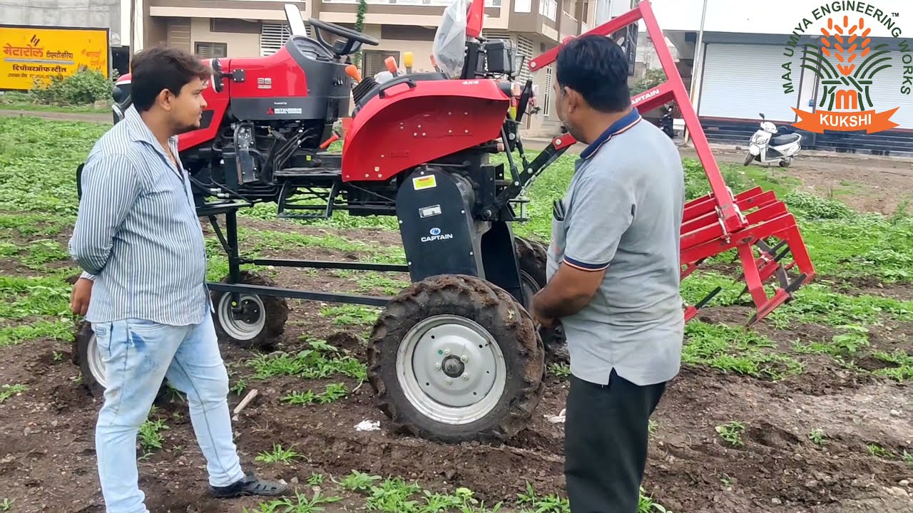 Captain 283 8G Mini  tractor Height Attachment With Height Cultivator & spray pump Full Description