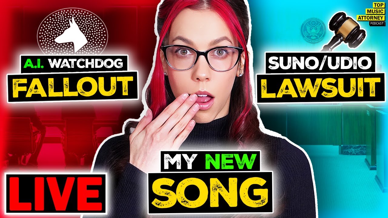 LIVE | AI Watchdog Fallout | Artists Fight Back | Suno/Udio Lawsuits | Music Business Podcast