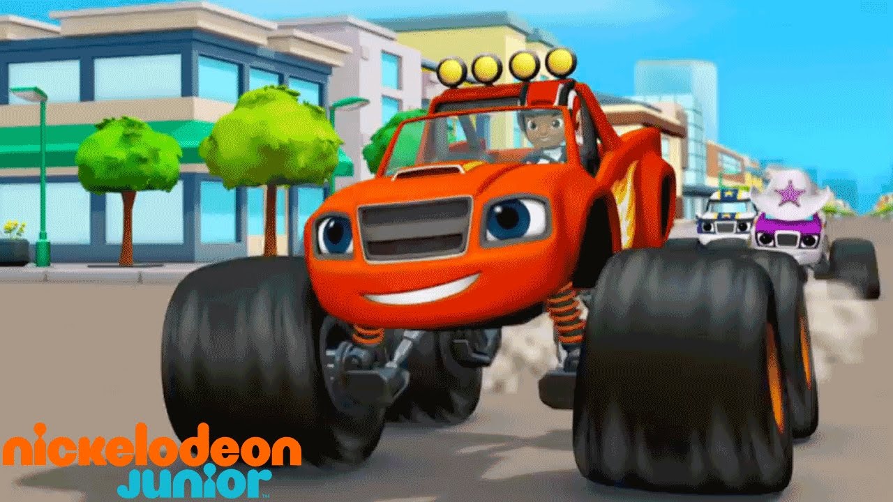 Blaze et les Monster Machines | La piste de course | NICKELODEON JUNIOR