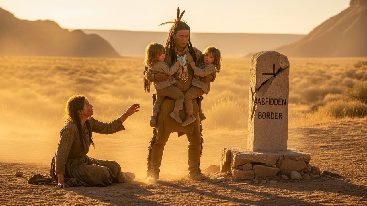 Un apache cruzó la frontera prohibida… solo para salvar a los hijos de una mujer moribunda