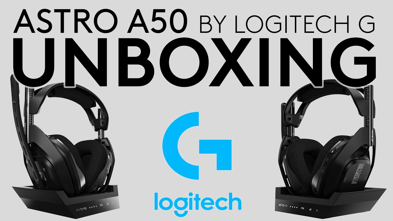 Astro A50 Wireless + Base Station от Logitech G Unboxinging