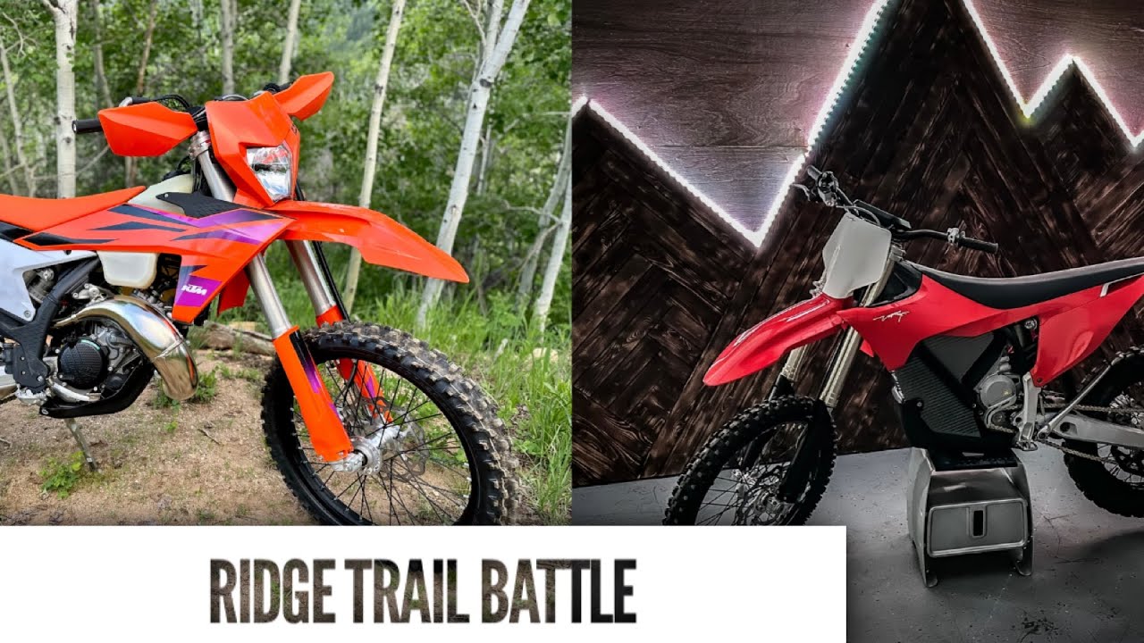 2024 KTM150XCW vs 2023 Stark Varg Ridge Time Trial