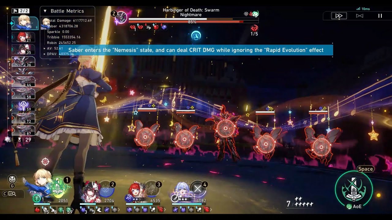 4.0 Beta V5 | Saber & Nova Sparkle zero cycle Ark One Memory of Chaos 3.8