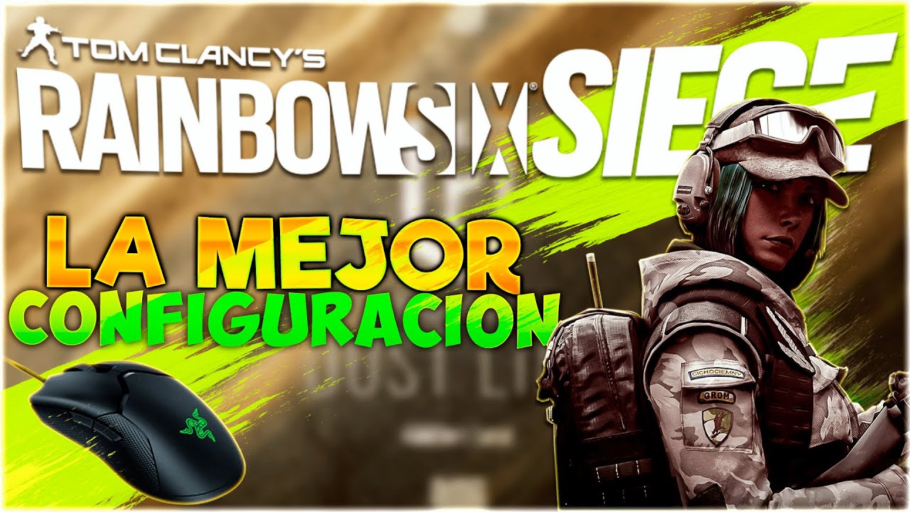 La MEJOR CONFIGURACION y SENSIBILIDAD del MOUSE | RAINBOW SIX SIEGE